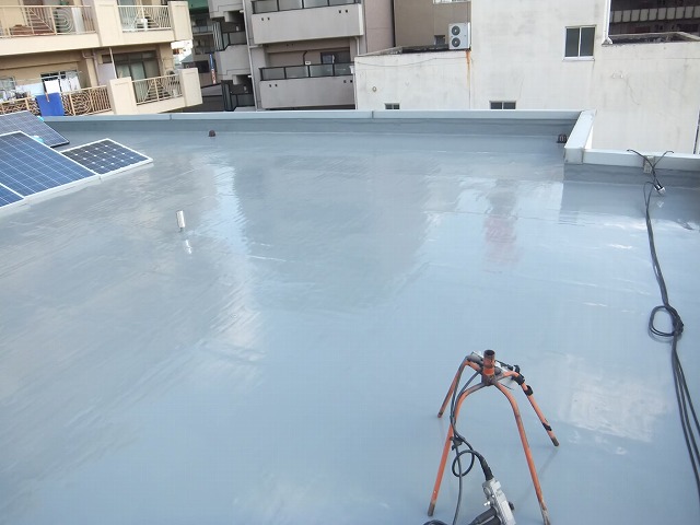 ウレタン防水完了